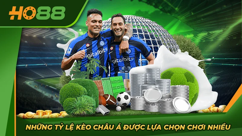 Những tỷ lệ kèo châu Á được lựa chọn chơi nhiều